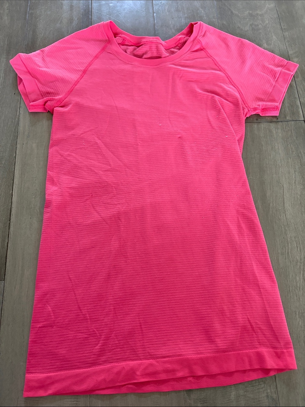 lululemon athletica Bright Pink Short Sleeve Performance Tee